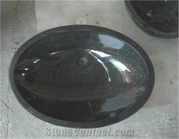Shanxi Black Granite Sinks, Wash Basins