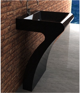 Shanxi Black Granite Sinks, Wash Basins