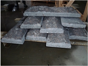 Tan Brown Granite Mushroom Stone, Mushroomed Cladding