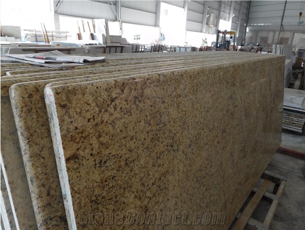 Venetian Gold Granite Polished Kitchen Countertops