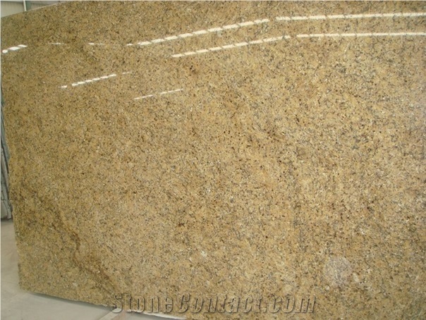 Venice Giallo Cecilia Granite Polished Big Slabs