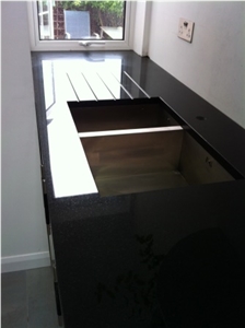 Absolute Black Granite Kitchen Countertop