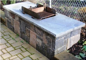 Custom Fabricated Blue Stone Tops