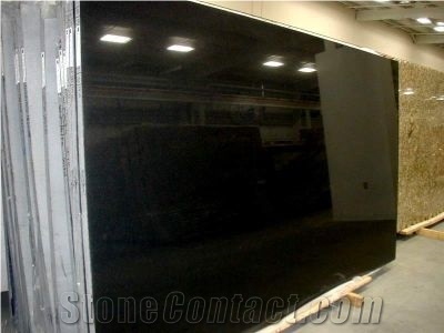 Absolute Black Granite Polished Slabs