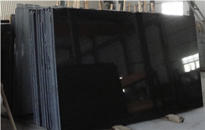 Absolute Black Granite Polished Slabs