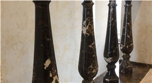 Emperador Dark Gold Handrails and Balustrades