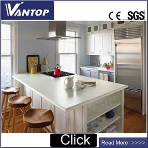 Pure White Engineered Quartz Stone Slab