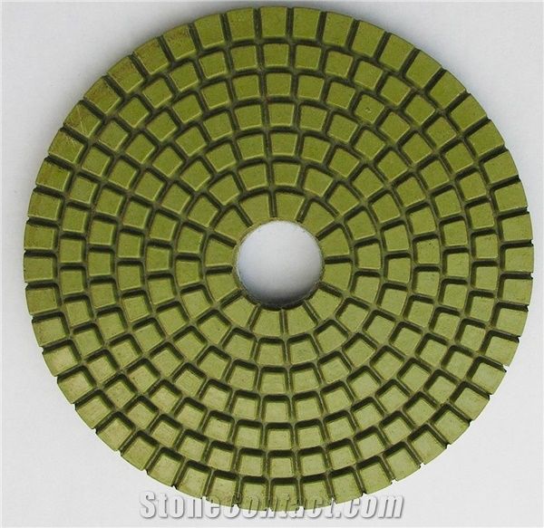 100mm 125mm 3" 4" 5" Wet Diamond Polishing Pads for Granite Marble Stone
