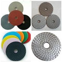 4" 5" Flexible Resin Bond Diamond Wet Polishing Pad for Granite Marble Stone