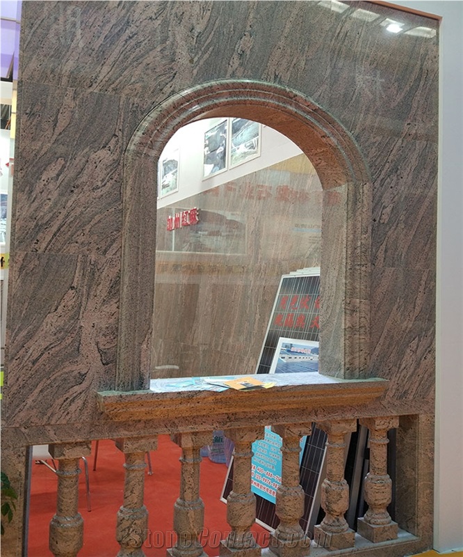 China Red Granite Polished California Red Dragon Granite Tiles & Slabs & Cut-To-Size for Floor Covering and Wall Cladding