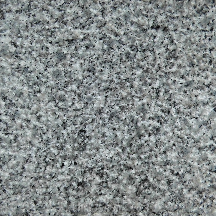 G714 Baoshan Grey Granite Bush Hammerrd Surface Light Grey Granite Tile Slab