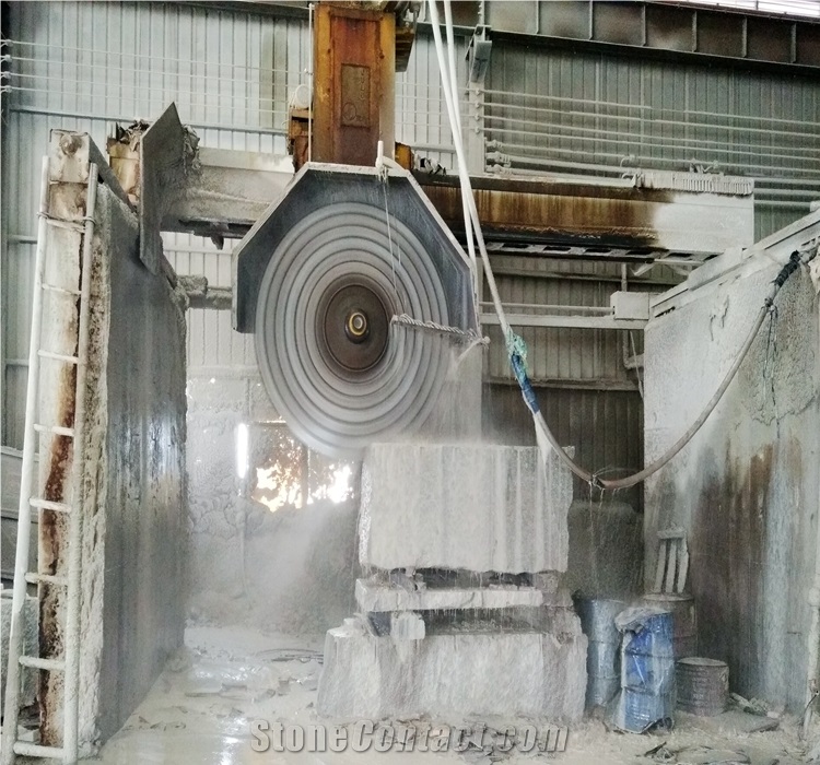 G714 Baoshan Grey Granite Bush Hammerrd Surface Light Grey Granite Tile Slab