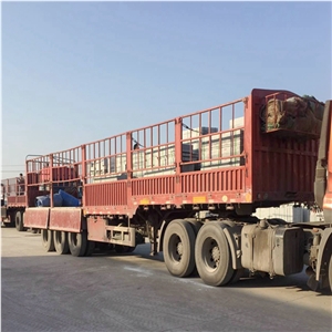 High Quality G735 Lihua White Granite Bush Hammered Sufaced White Linen Granite Shipped from the Wuhan Port
