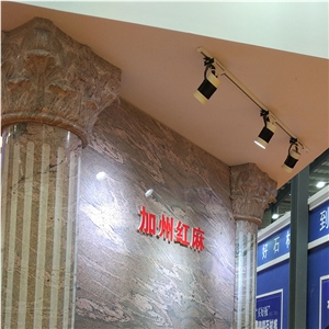 Top Quality California Red Granite Tiles/Juparana California Red Granite for Sale Polished Long Slab