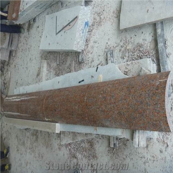 G562 Granite Round Column, Decorative Pillars for Homes,Granite Square Columns