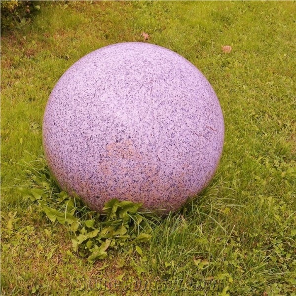 Red Granite Balls, Nature Stone Ball Stone Sphere