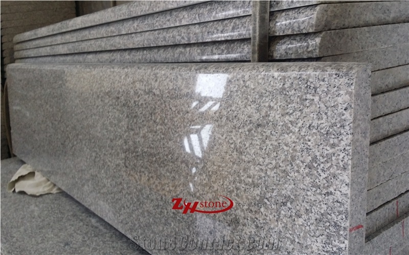 G623 China Crystal Grey Bianco Sardo Barry White Rosa Beta Polished Stairs & Steps