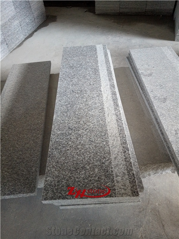 G623 China Crystal Grey Bianco Sardo Barry White Rosa Beta Polished Stairs & Steps