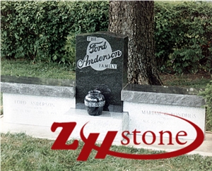 Good Quality Hand Craft Bible Book Shap Georgia Grey/ G603/ Sesame White Granite Tombstone Design/ Western Style Monuments/ Upright Monuments/ Headstones/ Monument Design