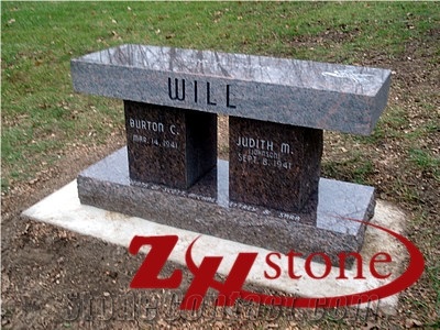 Good Quality Hand Craft Bible Book Shap Georgia Grey/ G603/ Sesame White Granite Tombstone Design/ Western Style Monuments/ Upright Monuments/ Headstones/ Monument Design