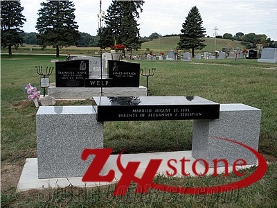 Good Quality Polished Traditional Serp Top Indian Red/ Imperial Red Granite Tombstone Design/ Western Style Monuments/ Upright Monuments/ Headstones/ Monument Design