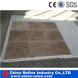 Cheap Travertine Tiles , Beige Travertine Floor Paving Stone , Natural Travetine Stone Tiles Pattern Design