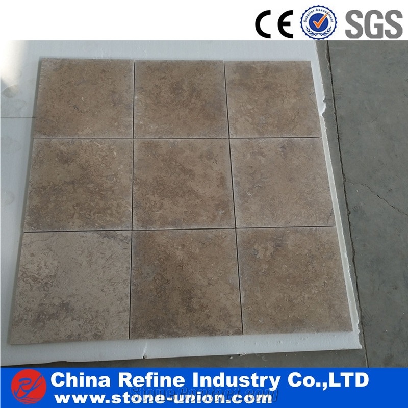 Cheap Travertine Tiles , Beige Travertine Floor Paving Stone , Natural Travetine Stone Tiles Pattern Design