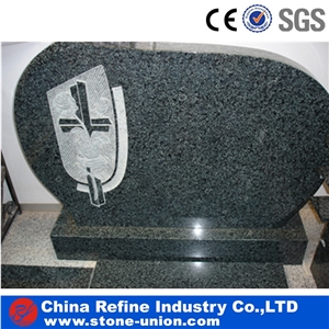 Heart Shape Granite Monument , Classical Gravestone Design , Customized Tombstone