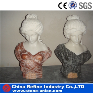 Marble Bust Of a Man , Marble Statue Busts ,Marble Busts for Sale , Marble Bust Stone Head Portraits Sculpture