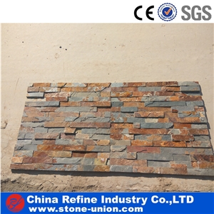 Rusty Natural Split Slate Culture Stone for Sale , Professional Rusty Slate Tiles , Factory Direct Sale Slate