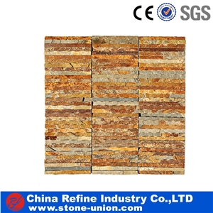 Rusty Slate Stone Mosaic,Culture Slate Background Decoration Tile