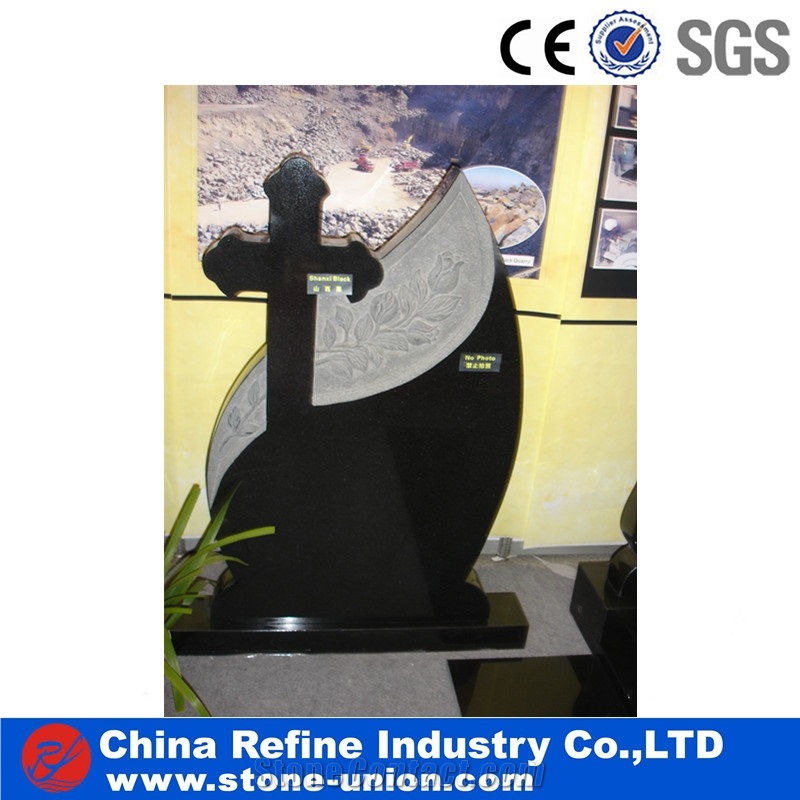 Sunset Red Marble Monument , Marble Gravestone Manufacturer , Customized Angel Tombstone Factory