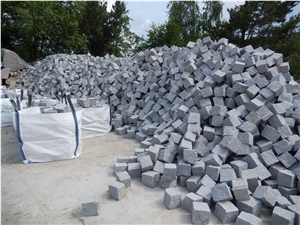 Necin Grey Granite Cobble Stones, Drive Way Pavers, Walkway Paver