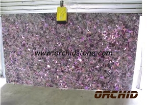 Amethyst Semi Precious Stone Backlit Slabs & Tiles,Amethyst Gem Stone/Semiprecious Stone Tiles & Slabs, Beautiful Decorative Semiprecious Stone/Gem Stone