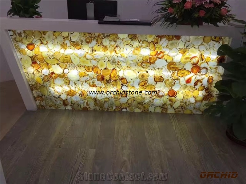 Blue Agate Backlit Semiprecious Stone,Blue Agate Semiprecious Stone Big Slab,Tile,Cut Size,Wall&Floor Covering,Transparent,Luxury Interior Decor