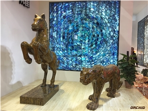 Blue Agate Semi Precious Stone Panels,Semiprecious Stone Wall Cladding Tile Bookmatch,Blue Agate Gemstone Wall Cladding Tiles Blue Agate Semi Precious Stone Panels,Semiprecious Stone Wall Cladding Tile Bookmatch,Blue Agate Gemstone Wall Cladding Tiles