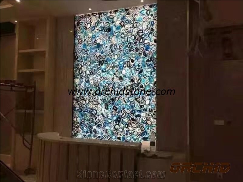 Lilac Agate Gemstone Translucent Slabs & Tiles,Lilac Agate Semi Precious Backlit Decorative Wall Cladding Tiles