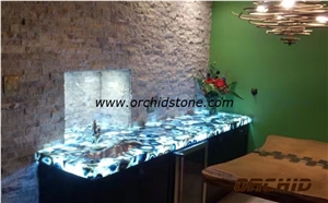 Semi Precious Brown Tiger Eyes Backlit Slabs & Tiles,Gemstone Brown Tiger Eyes Translucent Slabs & Tiles,Decorative Wall Cladding Tiles