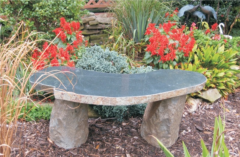 Basalt Garden Benches