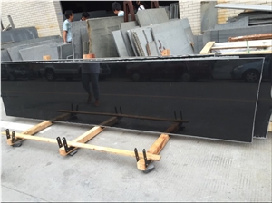 Absolute Black Granite Polished Slab & Tile, China Black Granite
