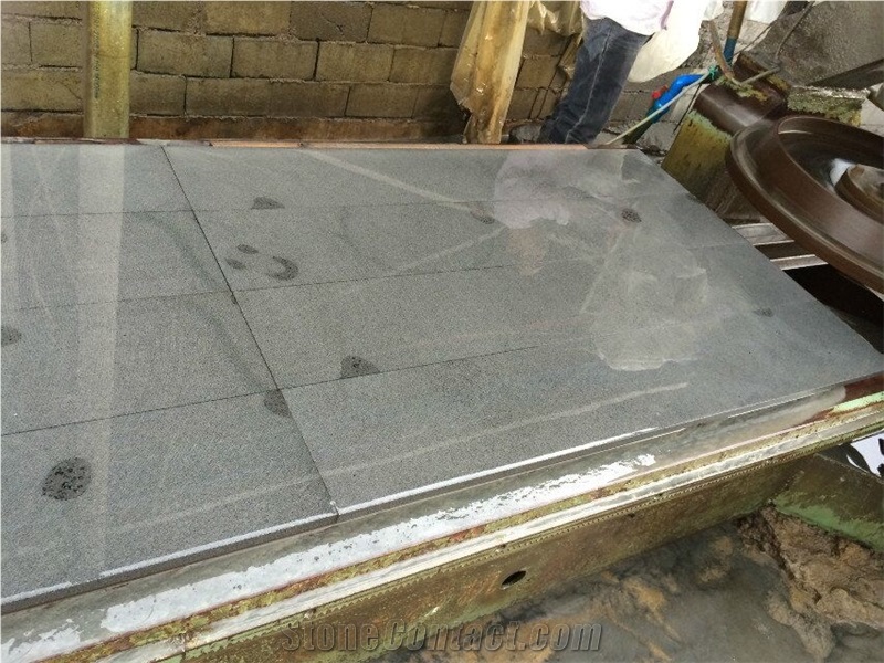Black Basalt(Hainan Basalt with Cat Paws) Brushed
