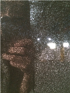Black Galaxy Quartz Big Slabs and Tiles, Solid Surface