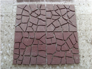 China Red Granite Cobe Stone Wholesale