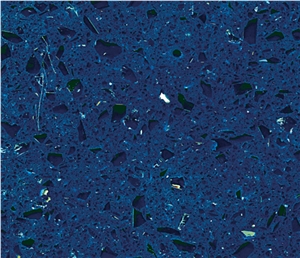 Crystal Blue Quartz Big Slabs and Tiles