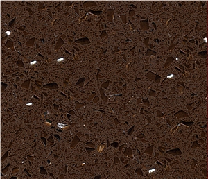 Crystal Dark Brown Quartz Slabs and Tiles Crystal Dark Brown Quartz Slabs and Tiles