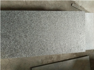 G684 Flamed And Brushed Granite Tiles, China Black Granite