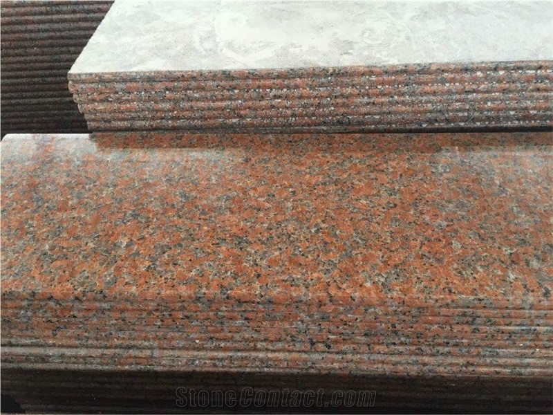 Maple Red Granite Tile, G562 Granite Tiles