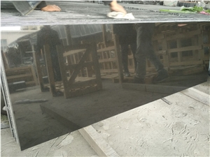 Mongolia Black Absolute Black Slabs for Countertop