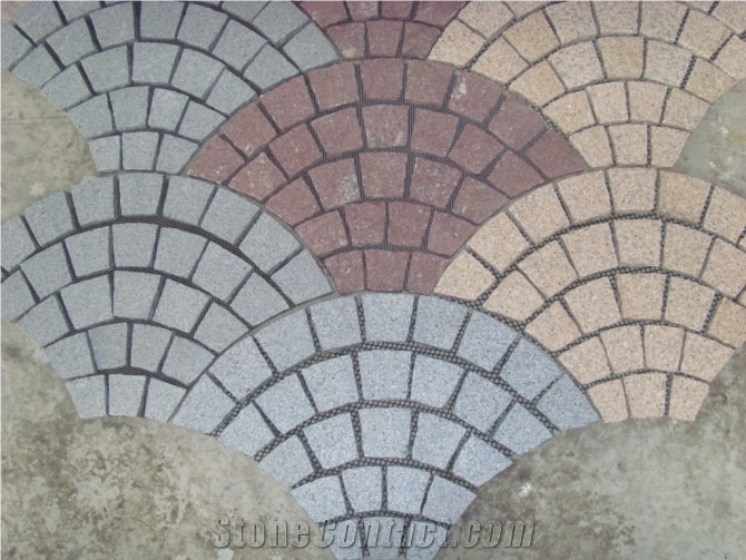 Multicolor Granite Paver Stone for Road