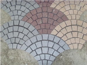 Multicolor Granite Paver Stone for Road